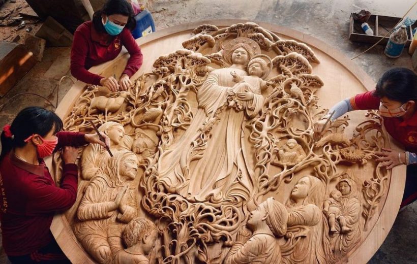 Discover The Traditional Art Of Vietnamese Wood Carving And Painting Half Day
