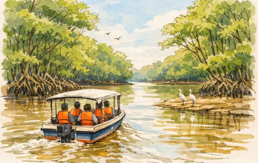 Exolore Vietnam’s Lush Mangrove Forest On An Exciting Speed Boat Ride